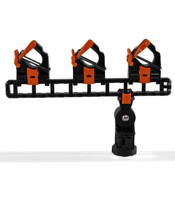 Yak-Attack SideStage Pro Rod Rack Includes 6 FlipGrips, 2 ClickTrac Rails, LNL Mount