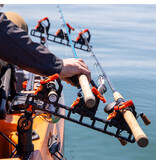 YakAttack SideStage Pro Rod Rack Includes 6 FlipGrips, 2 ClickTrac Rails, LNL Mount