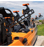 YakAttack SideStage Pro Rod Rack Includes 6 FlipGrips, 2 ClickTrac Rails, LNL Mount