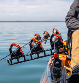 YakAttack SideStage Pro Rod Rack Includes 6 FlipGrips, 2 ClickTrac Rails, LNL Mount