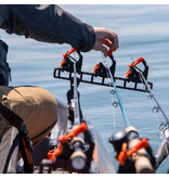 YakAttack SideStage Pro Rod Rack Includes 6 FlipGrips, 2 ClickTrac Rails, LNL Mount