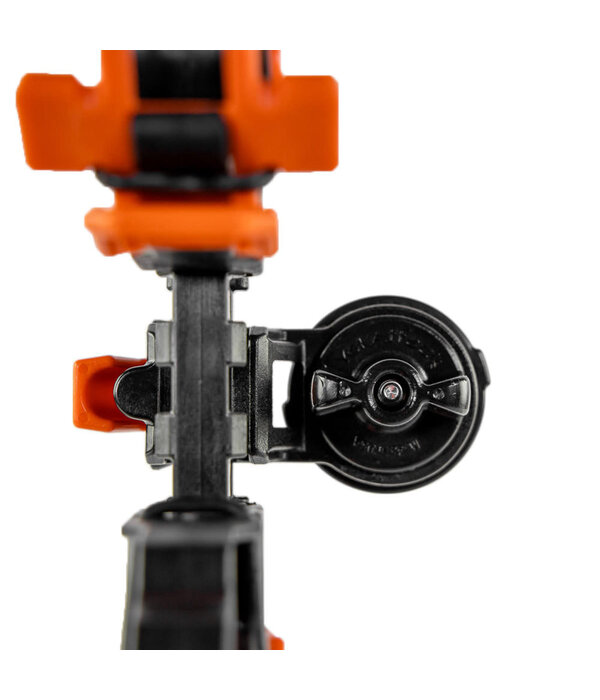 YakAttack SideStage Rod Rack Includes 6 Flipgrips, 2 ClickTrac Rails, Simple Track Mount