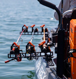 Yak-Attack SideStage Rod Rack Includes 6 Flipgrips, 2 ClickTrac Rails, Simple Track Mount