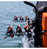 YakAttack SideStage Rod Rack Includes 6 Flipgrips, 2 ClickTrac Rails, Simple Track Mount