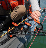 YakAttack SideStage Rod Rack Includes 6 Flipgrips, 2 ClickTrac Rails, Simple Track Mount