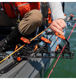 YakAttack SideStage Rod Rack Includes 6 Flipgrips, 2 ClickTrac Rails, Simple Track Mount