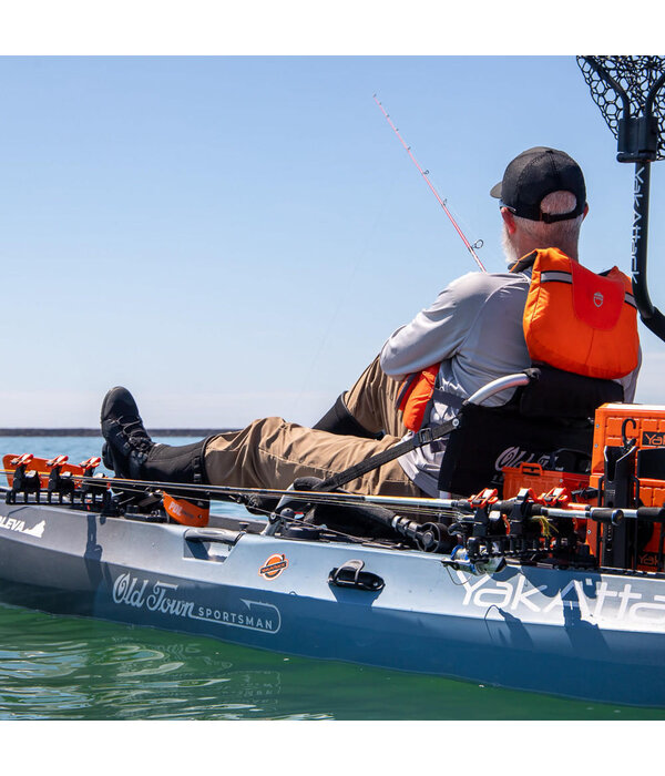 YakAttack SideStage Rod Rack Includes 6 Flipgrips, 2 ClickTrac Rails, Simple Track Mount