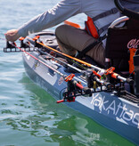 YakAttack SideStage Rod Rack Includes 6 Flipgrips, 2 ClickTrac Rails, Simple Track Mount