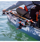 YakAttack SideStage Rod Rack Includes 6 Flipgrips, 2 ClickTrac Rails, Simple Track Mount