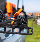 YakAttack SideStage Rod Rack Includes 6 Flipgrips, 2 ClickTrac Rails, Simple Track Mount