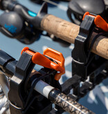 YakAttack SideStage Rod Rack Includes 6 Flipgrips, 2 ClickTrac Rails, Simple Track Mount