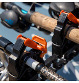 YakAttack SideStage Rod Rack Includes 6 Flipgrips, 2 ClickTrac Rails, Simple Track Mount