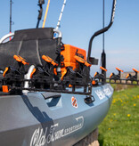 YakAttack SideStage Rod Rack Includes 6 Flipgrips, 2 ClickTrac Rails, Simple Track Mount