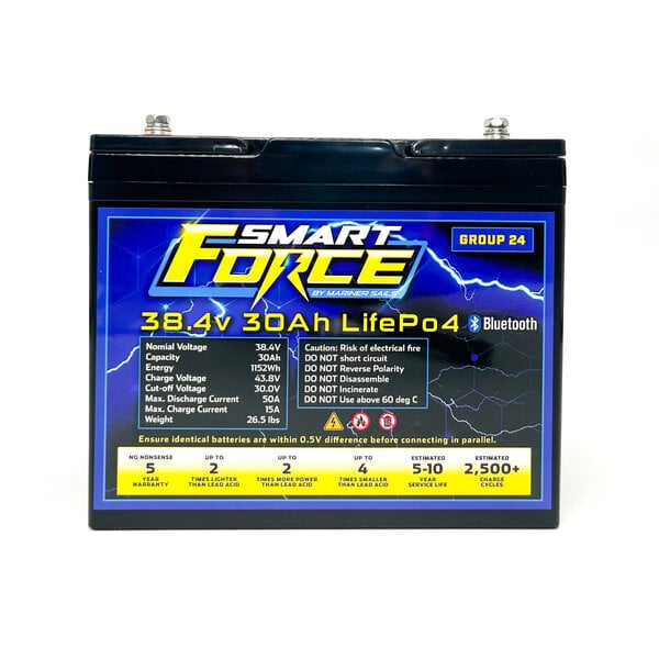 38V 30Ah LifePO4 Battery With Bluetooth