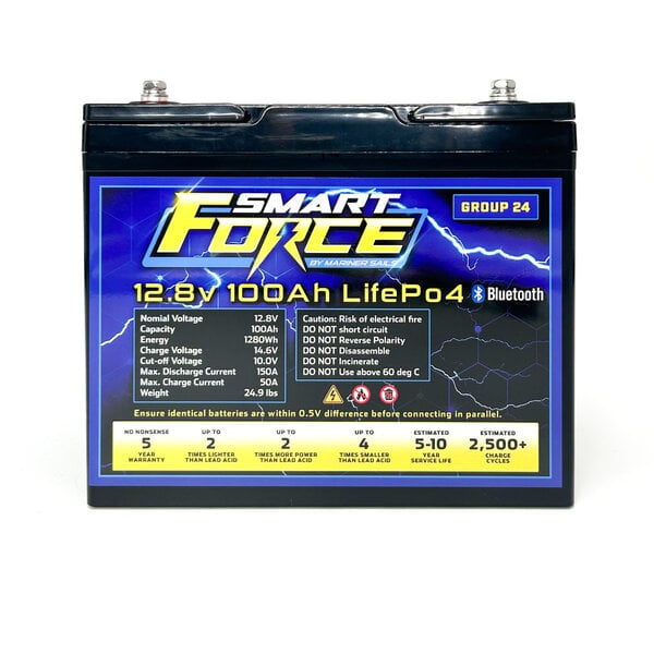 12.8V 100Ah LifePO4 Battery With Bluetooth