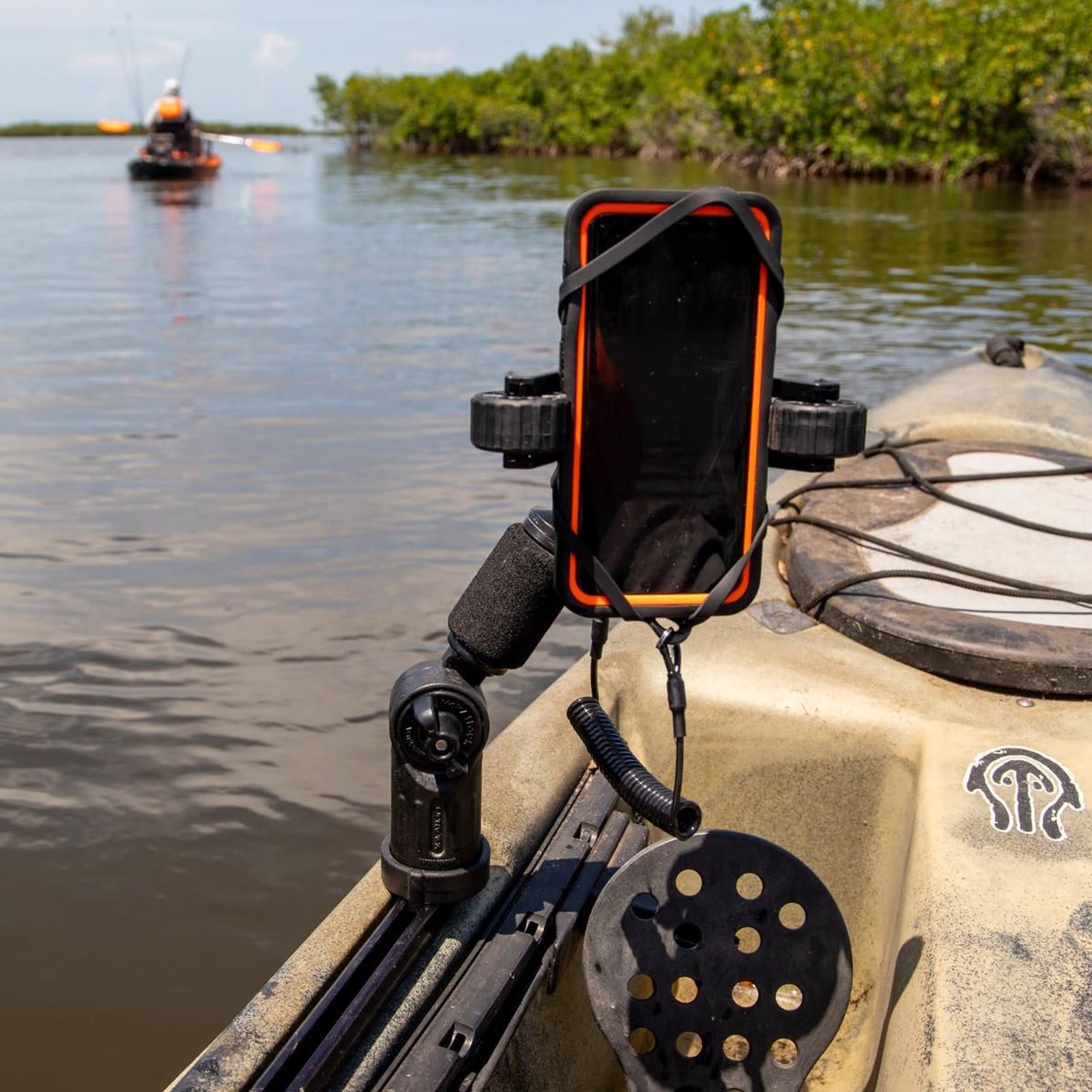 Kayak Phone Mount Kayak Track Mount Cup Holder - Multifunctional Drink &  Gear Organizer Kayak Gear