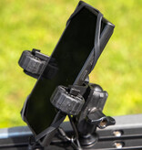 Yak-Attack RotoGrip Phone Holder With 1" Screwball Track Mount