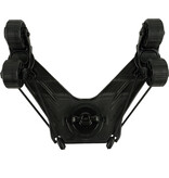 Yak-Attack DoubleHeader With Dual ParkNPole RotoGrips Black