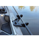 Yak-Attack DoubleHeader With Dual ParkNPole RotoGrips Black