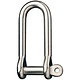 Shackle Long D 5/16" Pin