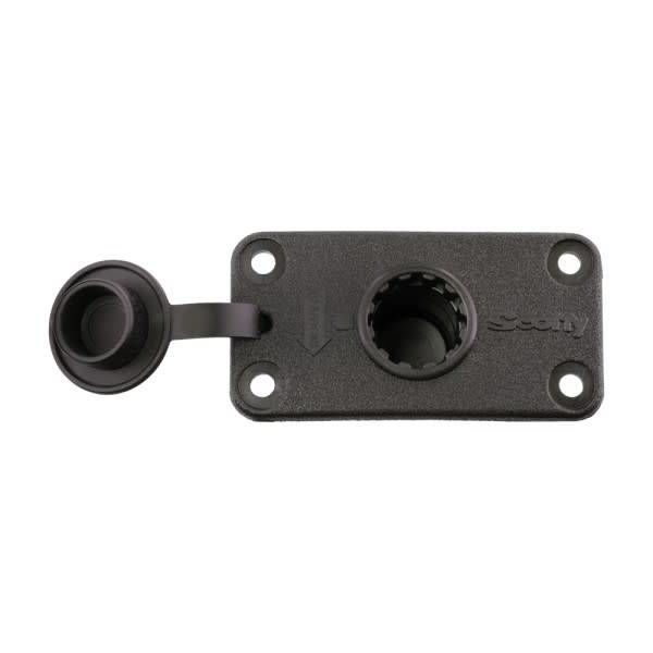 Flush Deck Mount Black