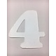 (Closeout) Sail # 4 White