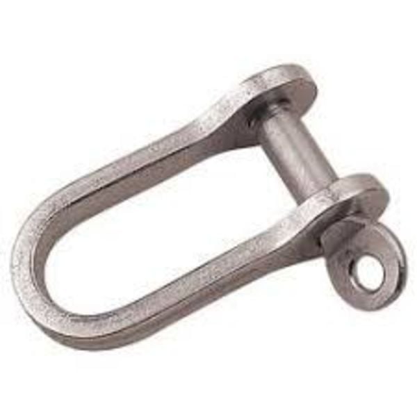 Shackle Stamped D 1/4"