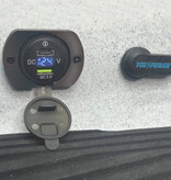 YakPower Dual USB-C And USB QC3.0 Fast Charging Port With Voltmeter