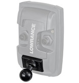RAM Mounts Lowrance Quick Release Adapter With B Size 1" Ball For "Light Use" Lowrance Elite-4 & Mark-4 Series Fishfinders