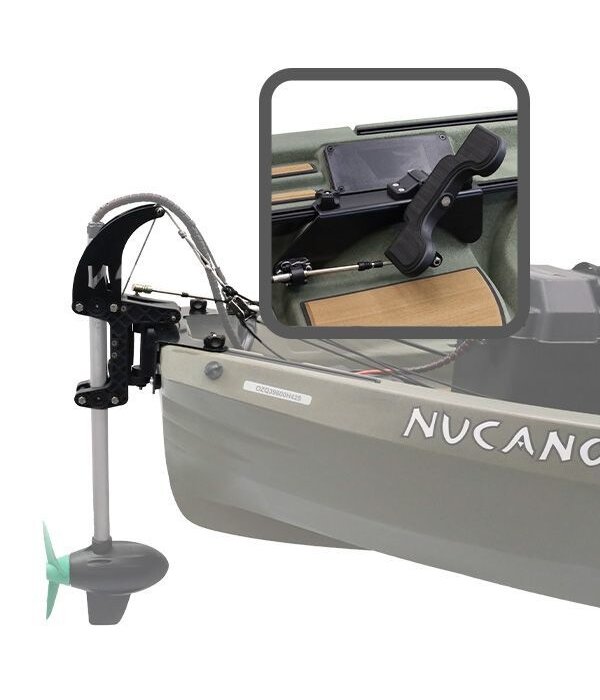 NuCanoe QuickConnect Foot Steering Mounting And Control Kit