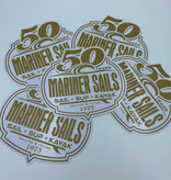 Mariner Sails "Mariner Sails" 50th Anniversary Badge Decal