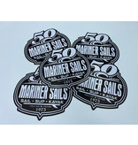 Mariner Sails "Mariner Sails" 50th Anniversary Badge Decal