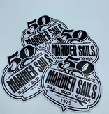 Mariner Sails "Mariner Sails" 50th Anniversary Badge Decal