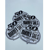 Mariner Sails "Mariner Sails" 50th Anniversary Badge Decal