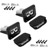 Anderson Power 50Ah Mounting Panel For 50Ah Anderson Plugs With Dust Cover