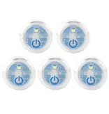 LUXPRO Waterproof Micro LED Puck Lights  LP172 (Pack Of 5)