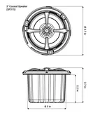 AquaticAV 3" Coaxial Speaker