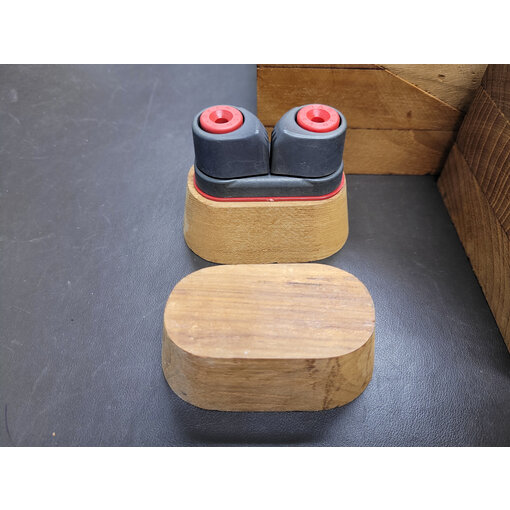 Mariner Sails Teak Cam Cleat Riser