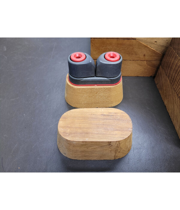 Mariner Sails Teak Cam Cleat Riser