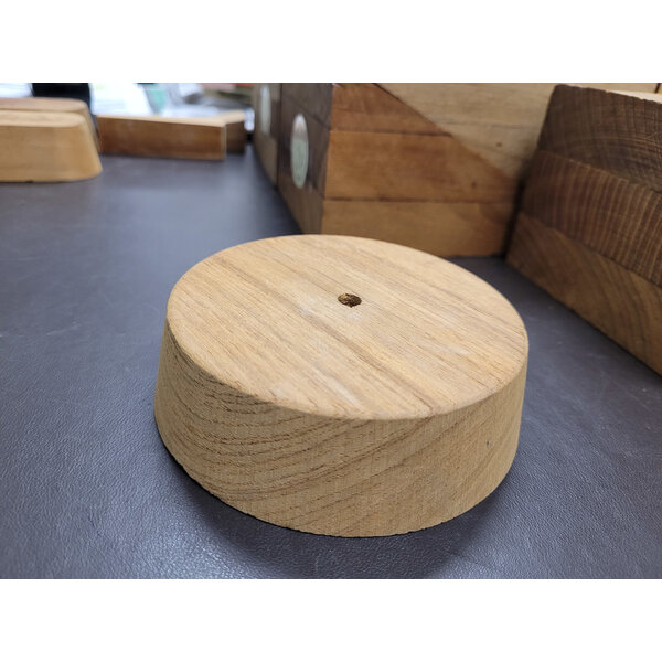 Teak Winch Riser Small