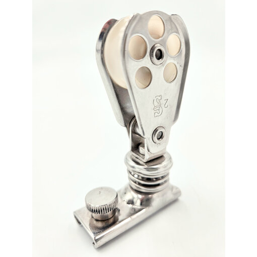 Ronstan Spring-Loaded Block Fits 1" Track Aluminum Cheeks