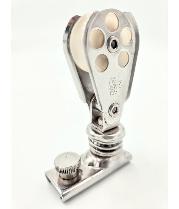 Ronstan Spring-Loaded Block Fits 1" Track Aluminum Cheeks