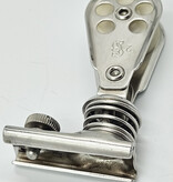Ronstan Spring-Loaded Block Fits 1" Track Aluminum Cheeks