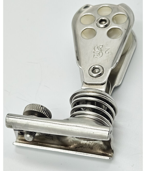 Ronstan Spring-Loaded Block Fits 1" Track Aluminum Cheeks