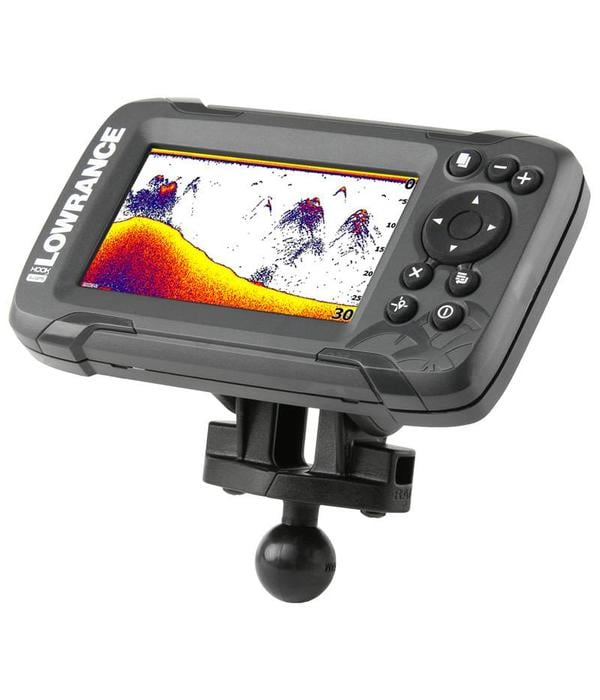 ROKK Mini Lowrance HOOK2 Pro Mount Kit with Screw Down Base - RLS-521-401 -  Hudson Marine Electronics