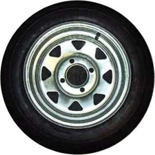 Trailex (Closeout) 4.80x12" Spare Tire 4 Hole Galvanized