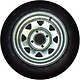 4.80x12" Spare Tire 4 Hole Galvanized