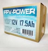 FPV-Power 17.5Ah Waterproof IP67 Rated Lithium Kayak Battery & Charger