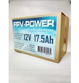 FPV-Power 17.5Ah Waterproof IP67 Rated Lithium Kayak Battery & Charger