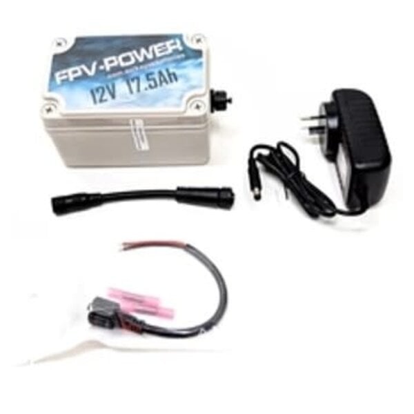 17.5Ah Waterproof IP67 Rated Lithium Kayak Battery & Charger